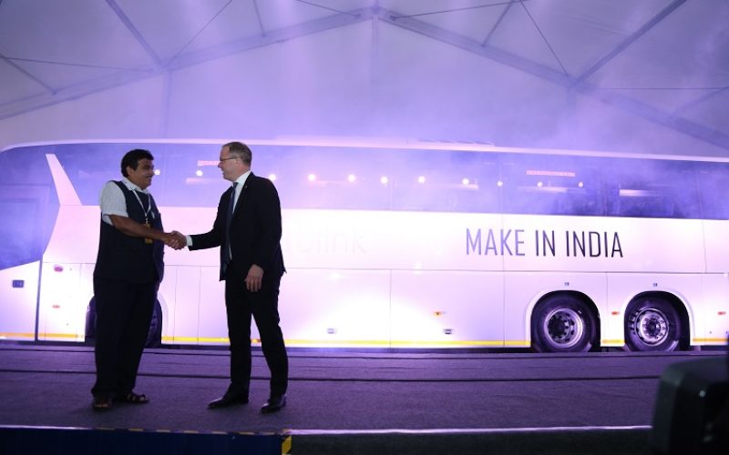 Scania’s first Asian bus manufacturing plant is inaugurated in Karnataka